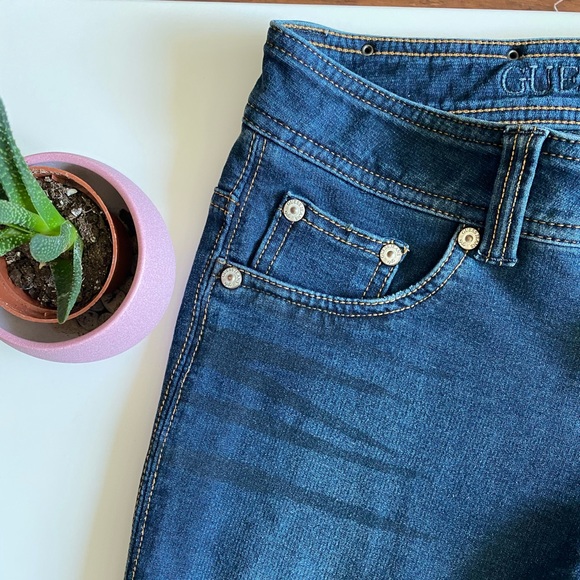 Guess Denim Jeggings Jean Capris - Picture 3 of 8